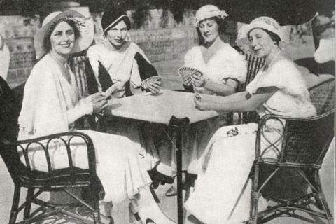 1925 contract bridge ladies