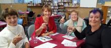 Gail Salmon, Margaret Boniface, Daphne Yarnold and Megan Grant