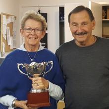 Bruce Hunter trophy - Anne Smith & Ken Bridges
