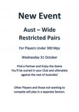 Aust wide restricted pairs