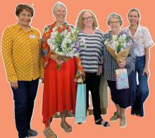 Collen d'Silva, Sylvia, Fiona L, Shirley & Robyn McN
